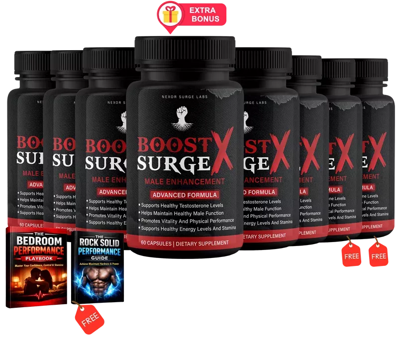Boost Surge X 6 plus 2 free bottles most popular package 240 day supply