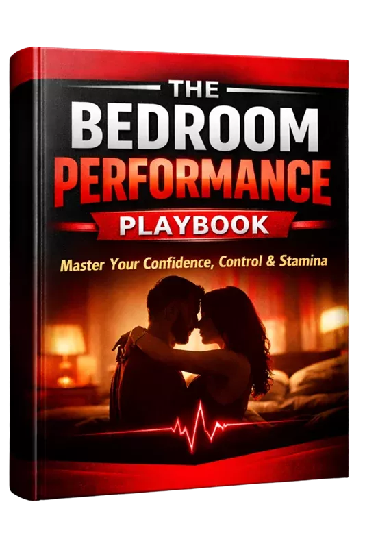 The Bedroom Performance Playbook free bonus ebook with Boost Surge X 6 bottle package